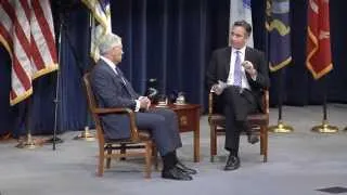 Sec Def Chuck Hagel and Jim Sciutto: Live town hall at U.S. Naval War College