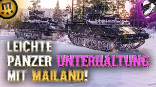 Leichte Panzer Unterhaltung mit Mailand! [World of Tanks - Gameplay - Deutsch]