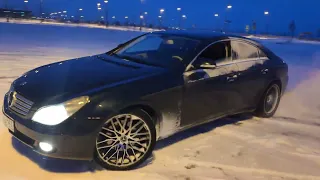 Drift burnout Mercedes CLS W219 Банан