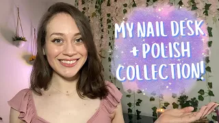 My 2024 NAIL DESK TOUR + POLISH COLLECTION! How I Organize by Season, Film & More!
