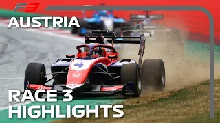 F3 Race 3 Highlights | 2021 Austrian Grand Prix
