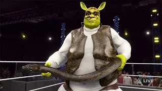 Shrek vs. Orange Cassidy WWE 2K22 Tournament Part 1