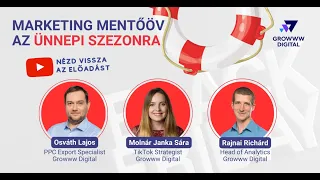 Marketing mentőöv az ünnepi szezonra — webinárium