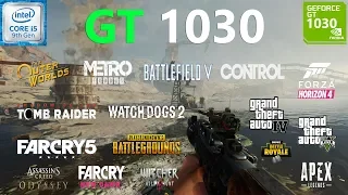 GT 1030 2GB Test in 17 Games