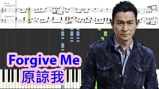 [Piano Tutorial] Forgive Me | 原諒我 (The Bodyguard OST) - Andy Lau | 劉德華