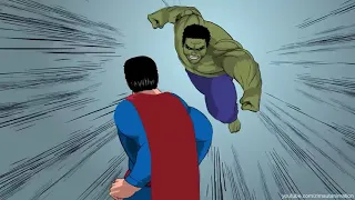 SUPERMAN VS HULK Animation Full HARDCORE Version  Taming The Beast II (By: Zimaut Animation)