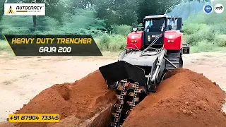 Double Chain Trencher - Tractor Attachment