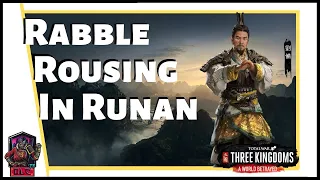 REAL BATTLE TACTICS - Total War: Three Kingdoms - Runan Rabble Rousing - Liu Bei vs Cao Cao