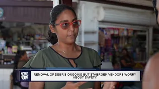 REMOVAL OF DEBRIS ONGOING BUT STABROEK VENDORS WORRY ABOUT SAFETY
