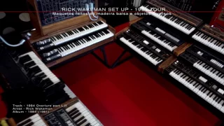 Rick Wakeman set up 1981-CLASSIC HANDMADE PROG KEYBOARDS