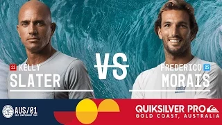 Kelly Slater vs. Frederico Morais - Quiksilver Pro Gold Coast 2017 Round Three, Heat 10