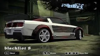 NFS Most Wanted Blacklist Car - #8 Jewels