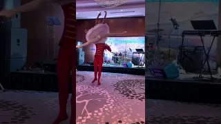 Russian classical ballet The Nutcracker at a corporate party (Tchaikovsky) Unique performance, dance