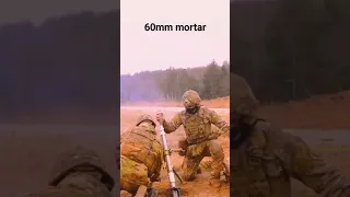 60mm mortar rapide firing