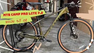 Xe đap MTB Camp Pro Lite 7.2 Carbon ngon - Rẻ- ngầu nên xem