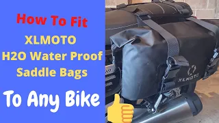 How To Fit XLMoto H2O Waterproof 2-pack Saddle Bags 40l