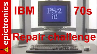 Black screen IBM PS/2 Model 70s repair challenge. 8570-121 & A21