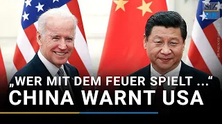 Xi Jinping warnt Biden vor Taiwan-Reise von Pelosi