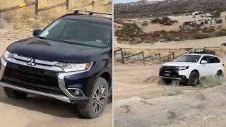 Mitsubishi Outlander off road. Hungry valley SVRA.