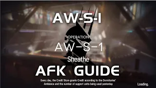 AW-S-1 AFK | Ultra Low End Squad | An Obscure Wanderer | 【Arknights】