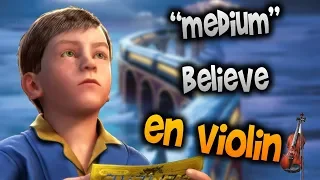 The Polar Express - Believe en Violín|How to Play,Tutorial,Tab,sheet music,Como Tocar|Manukesman