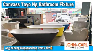 Canvass Tayo Ng Bathroom fixture sa John and Carl home Depot / Ang daming Magagandang items Dito.