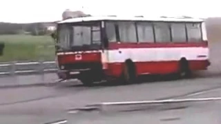 Bus Crash- Barrier Testing Failure