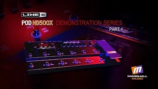 POD HD500X Demonstration Part 1 - Peter Hanmer