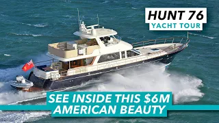 See inside this 3,800hp American beauty | Hunt Ocean 76 yacht tour | Motor Boat & Yachting