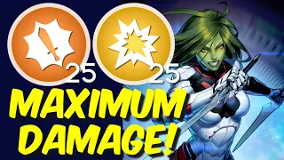 MAX DAMAGE: GAMORA