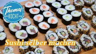 Sushi selber machen - den perfekten Reis kochen / Maki und California Roll / Thomas kocht