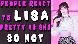 People react to LISA's Rap in So Hot - BLACKPINK