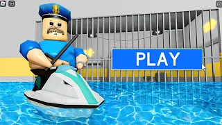 WATER BARRY'S PRISON RUN!! New Scary Obby (#Roblox) #scaryobby #obby