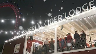 Рождественские рынки Лондон Rekorderlig Cider Lodge Southbank