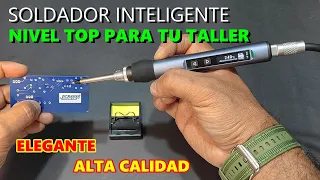 🔴 EL SOLDADOR INTELIGENTE CON CONTROL DE TEMPERATURA QUE DEBERIAS TENER EN TU TALLER - ALTA CALIDAD