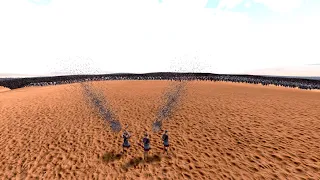 3 SUPER ROMAN ARCHER vs 500.000 PERSIANS - Ultimate Epic Battle Simulator 2