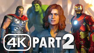 Marvel's Avengers (PS5) 4K 60FPS HDR Gameplay Walkthrough Part 2 - Playing w/ Hulk, Iron Man, & Thor