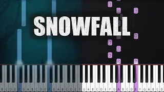 how to play “snowfall” by øneheart x reidenshi on piano