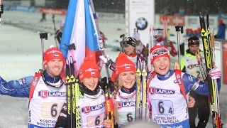 Mixed Staffel WM Kontiolahti / 05. März 2015