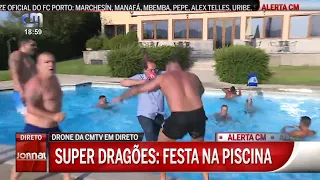 CMTV FAIL Insólito - Jornalista empurrado para a piscina [1440p HD]