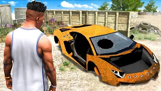 Tôi Đã Sửa Một Chiếc LAMBORGHINI BỎ HOANG Trong GTA 5! (Mods)