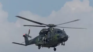 ILA 2016 NH 90 slowmotion 1/8 Luftwaffe helicopter