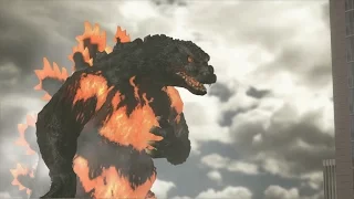 GODZILLA PS4 Burning Godzilla Invade Hard Walkthrough