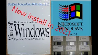 Fresh install of Windows 3.11 in 2021 on a new Pentium 75 build.