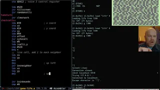 6502 Assembly Language #9: Game of Life Part 2