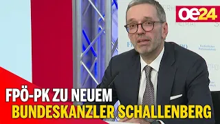 FPÖ-PK zu neuem Bundeskanzler Schallenberg