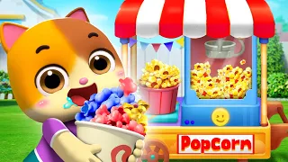 Rainbow Popcorn Song | Colors Song | Learn Colors | Nursery Rhymes & Kids Song | Mimi and Daddy