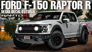 Ford F-150 Raptor R Detailed Logo Build | Car Parking Multiplayer