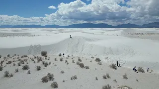 The dunes at White Sands