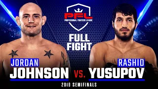 Full Fight | Jordan Johnson vs Rashid Yusupov (Light Heavyweight Semifinals) | 2019 PFL Playoffs